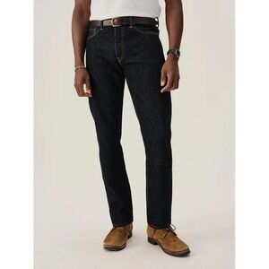 Buck Mason Japanese Ford Standard Jeans Indigo Blue Straight Leg Denim 30x30 NEW